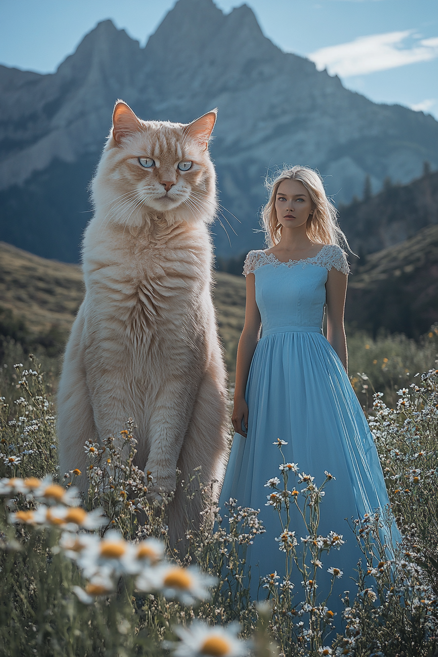 Guardian of the Blue Realm - Custom Pet Portrait