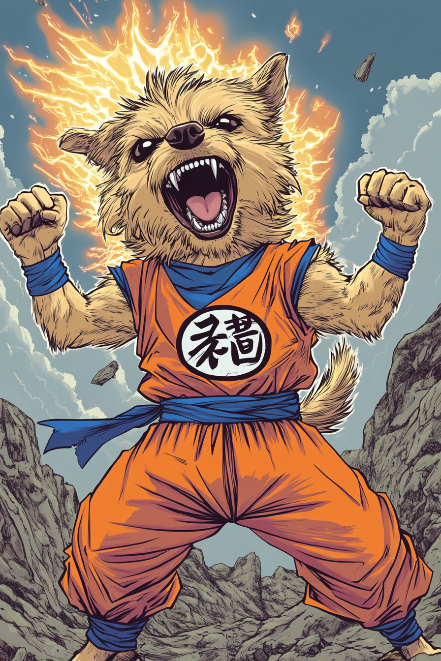 Dragon Ball - Custom Pet Portrait