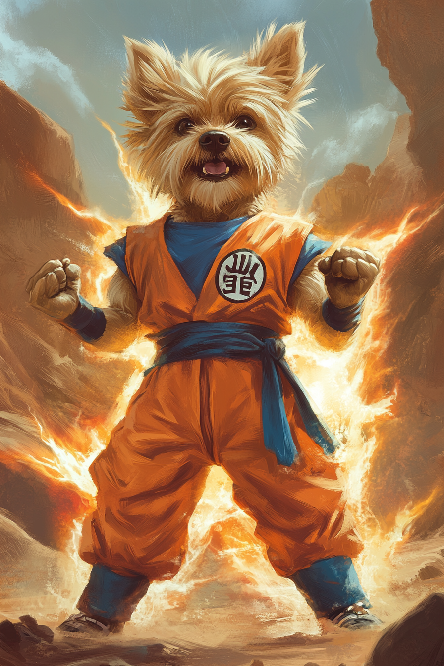 Dragon Ball - Custom Pet Portrait