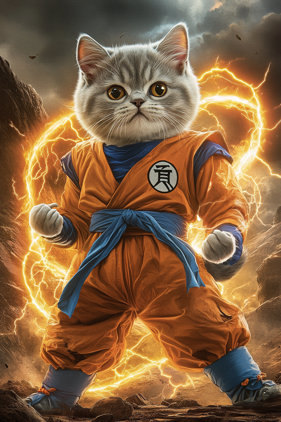 Dragon Ball - Custom Pet Portrait