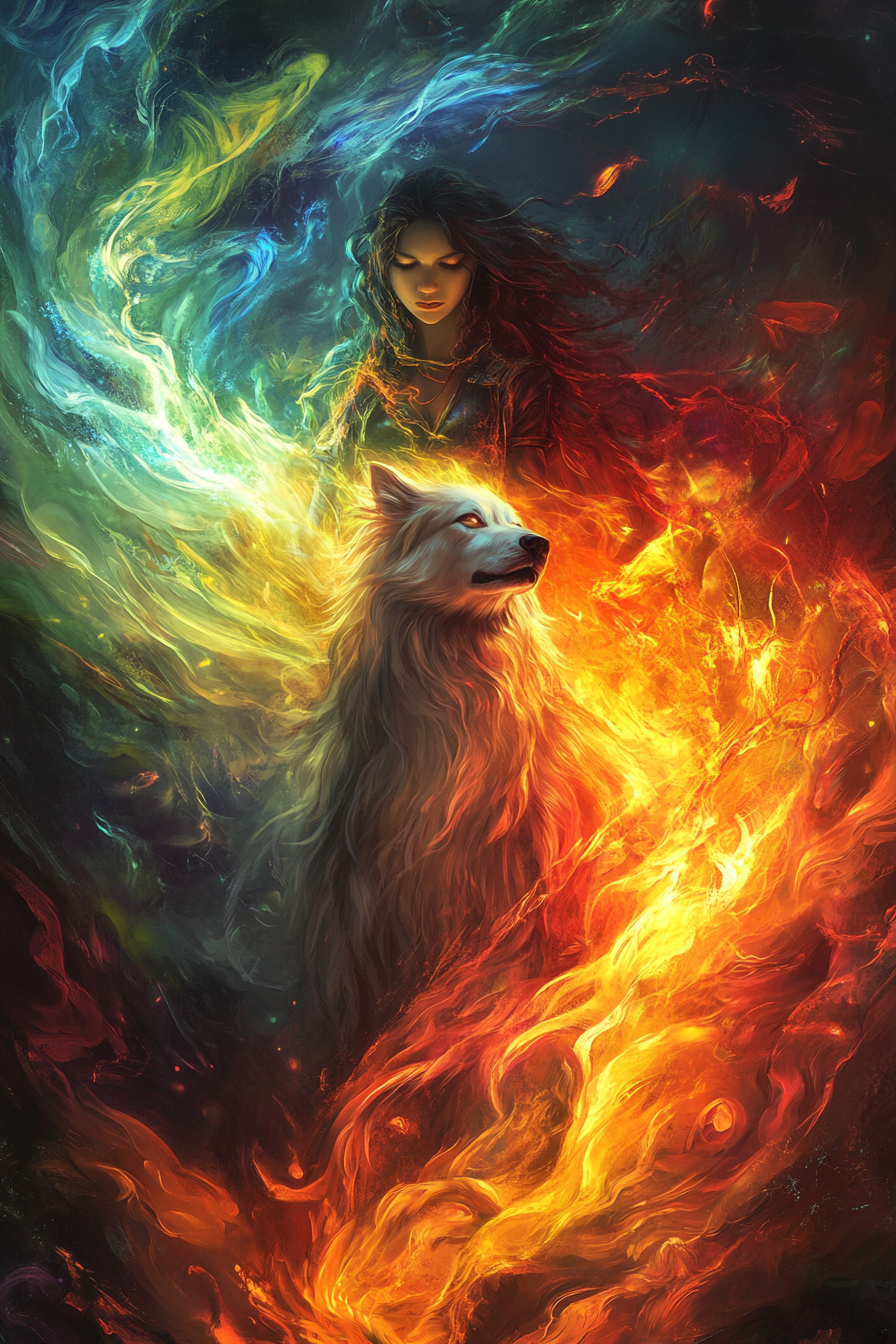 Guardian of the Elements - Custom Pet Portrait