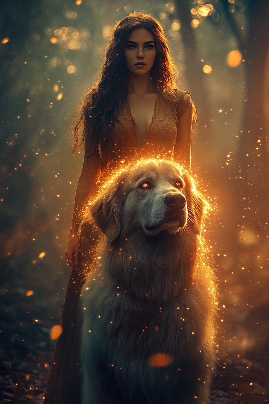Guardian of the Forest - Custom Pet Portrait
