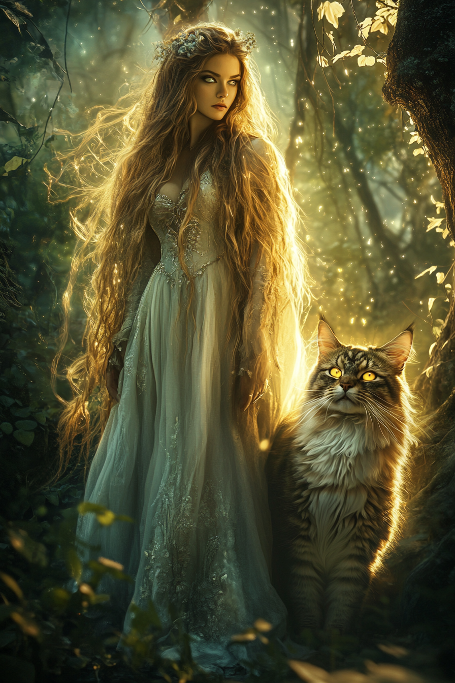 Guardian of the Forest - Custom Pet Portrait