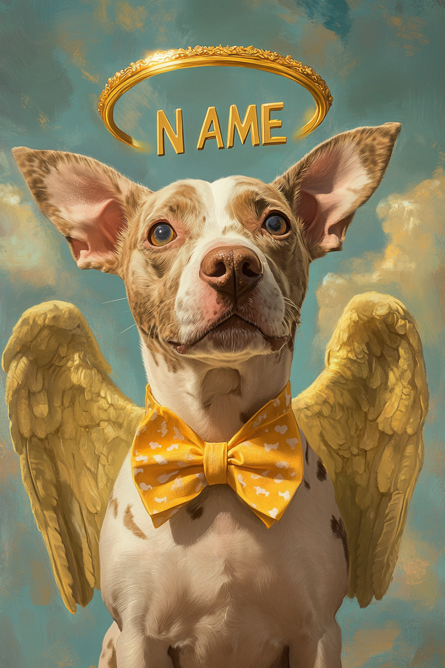 Heavenly Companions: Angelic Paws - Custom Phone Case