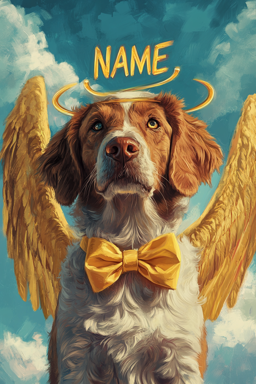 Heavenly Companions: Angelic Paws - Custom Phone Case