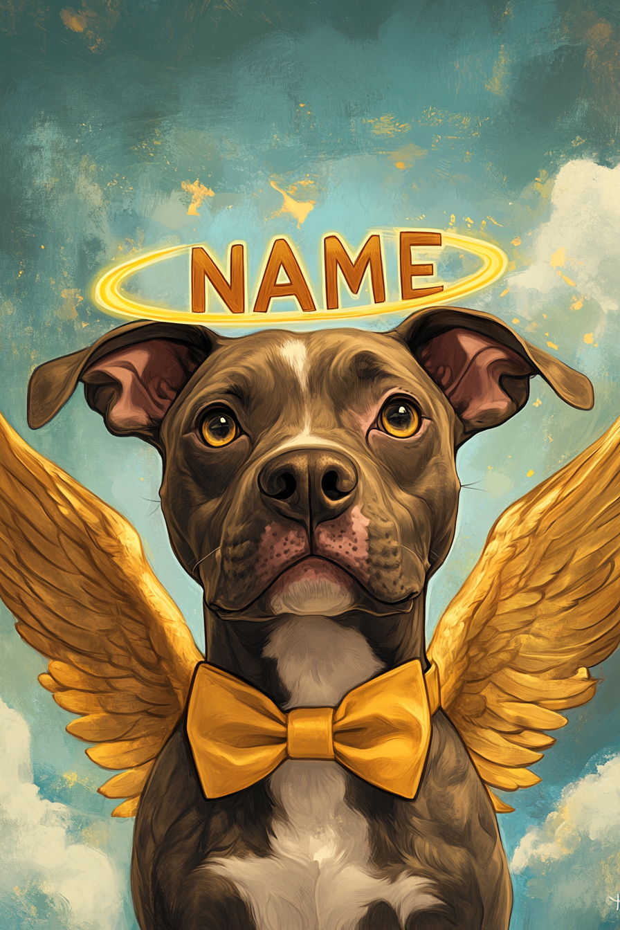 Heavenly Companions: Angelic Paws - Custom Phone Case
