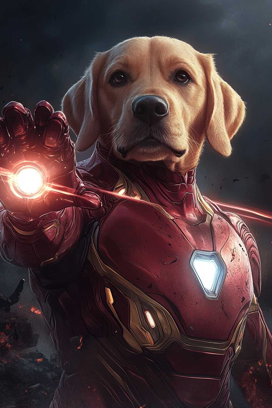 Ironman - Custom Pet Portrait