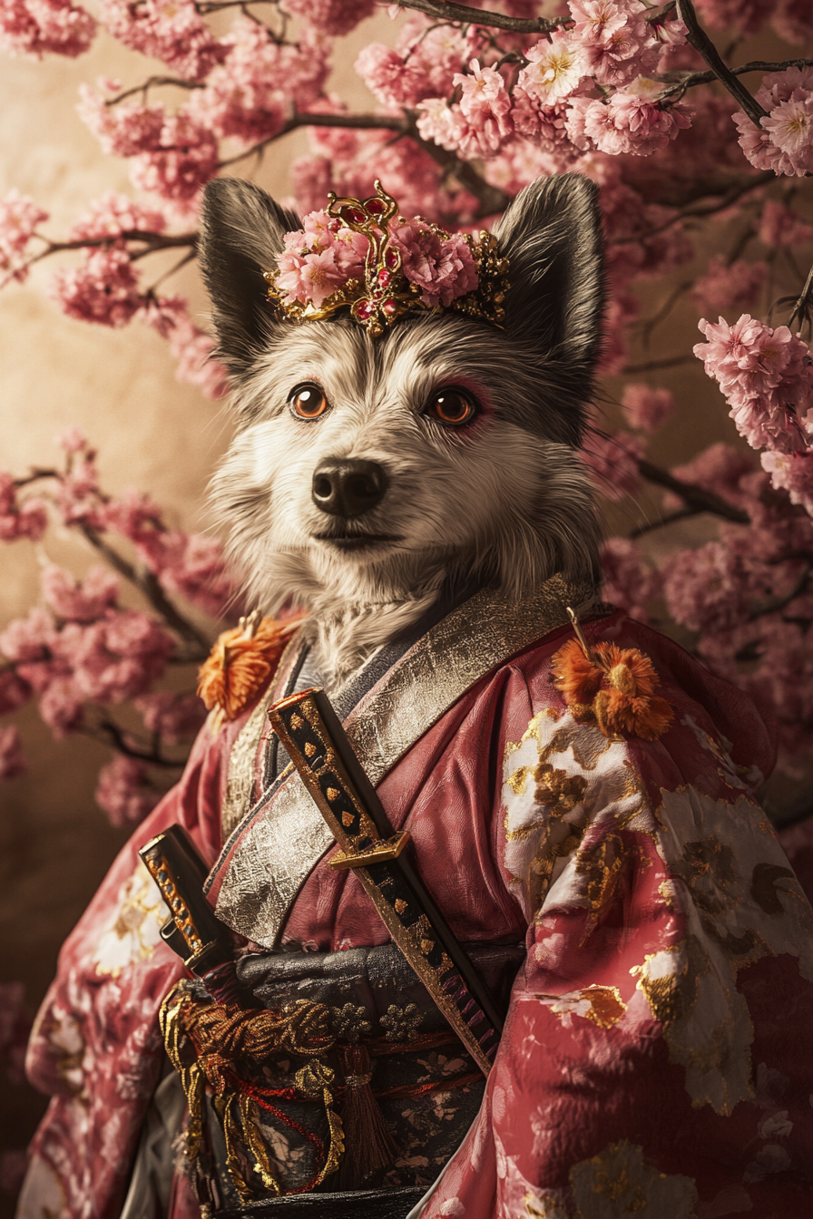 Japanese Royal - Custom Pet Portrait