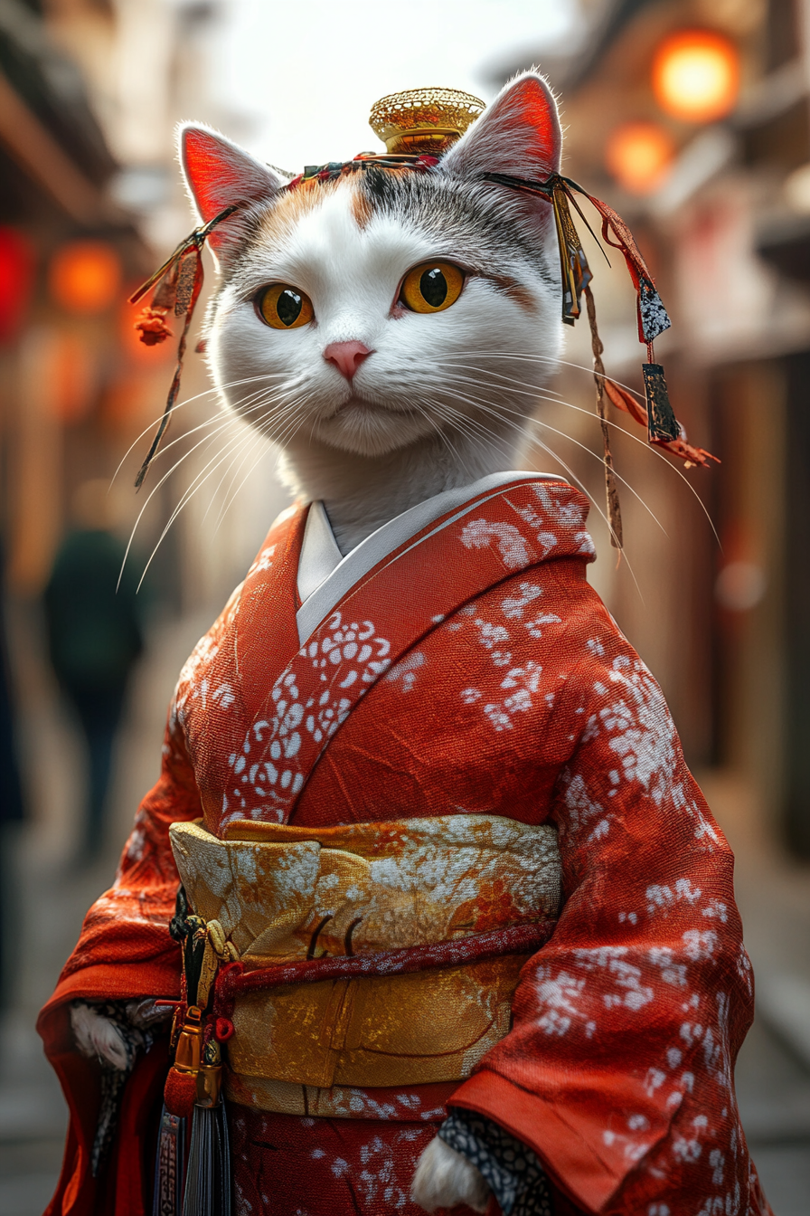 Japanese Royal - Custom Pet Portrait