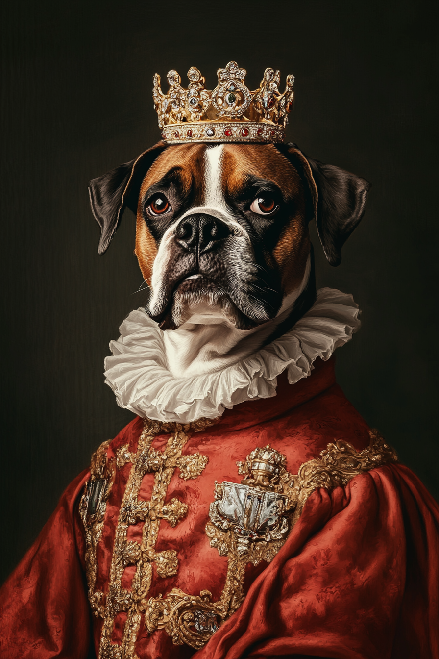 The King - Custom Pet Portrait