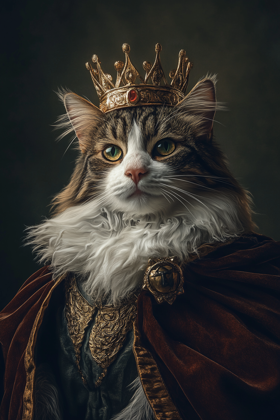 The King - Custom Pet Portrait