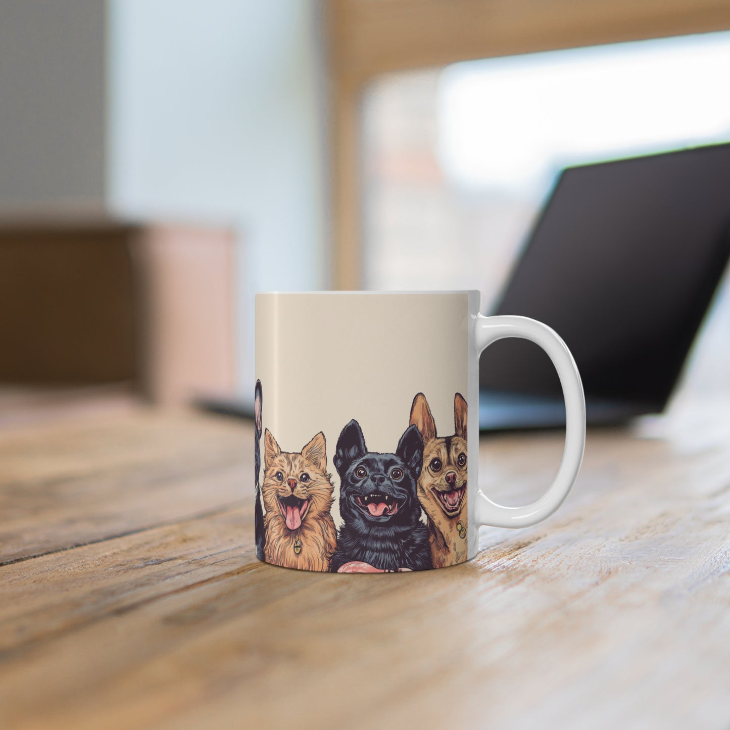 Retro Paws: Comic Pet Chronicles - Custom Mug