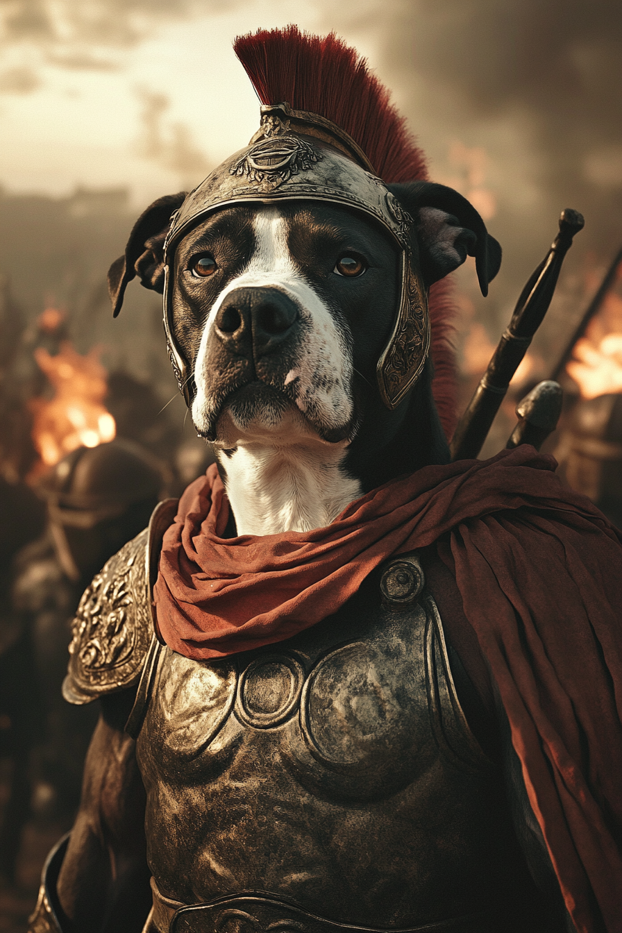 Spartan - Custom Pet Portrait