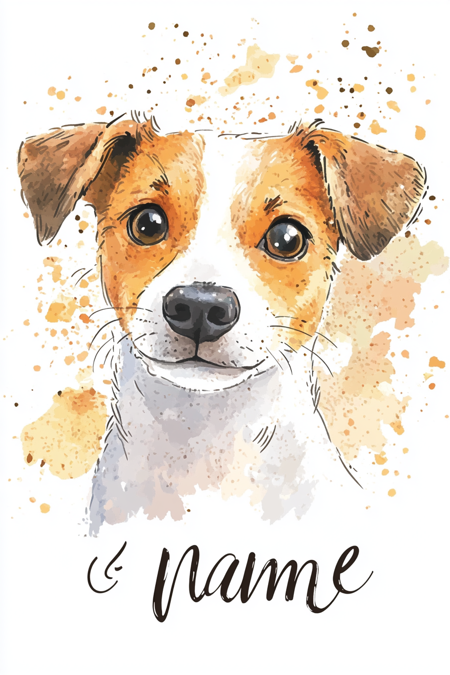 Watercolor Whiskers - Custom Phone Case