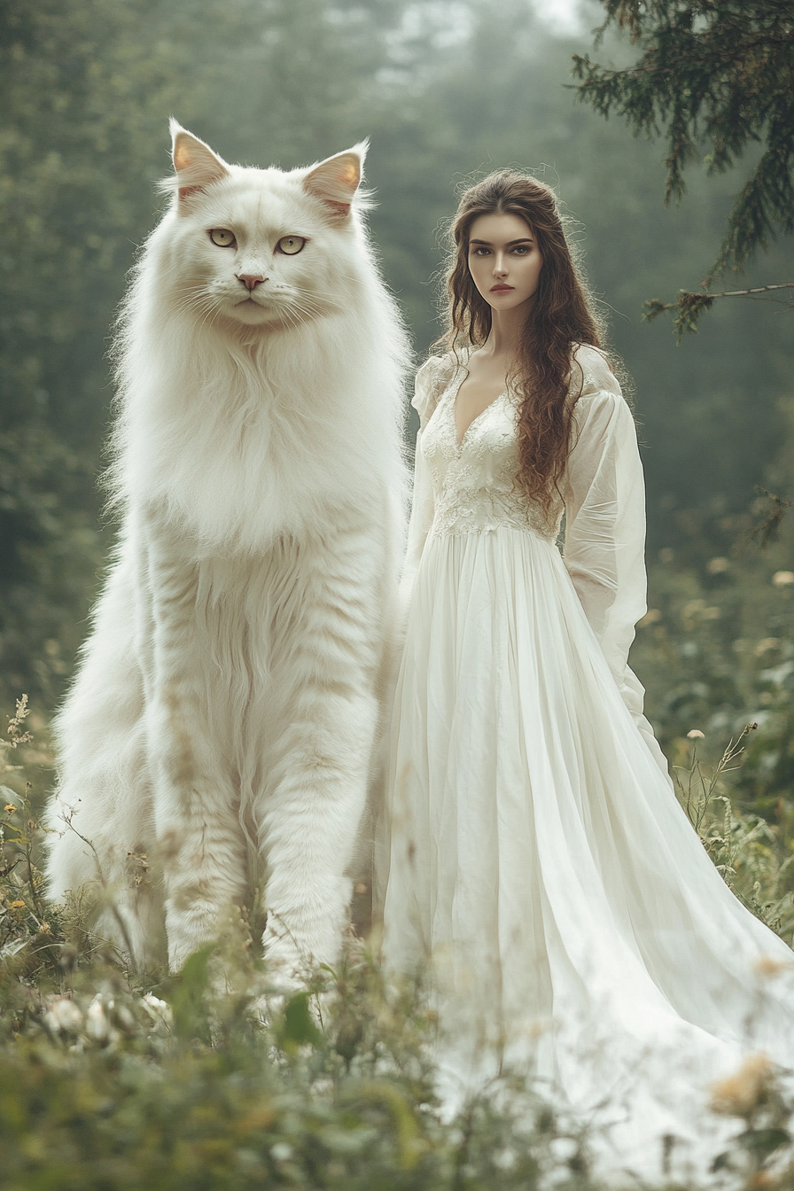 Forest Sentinel - Custom Pet Portrait