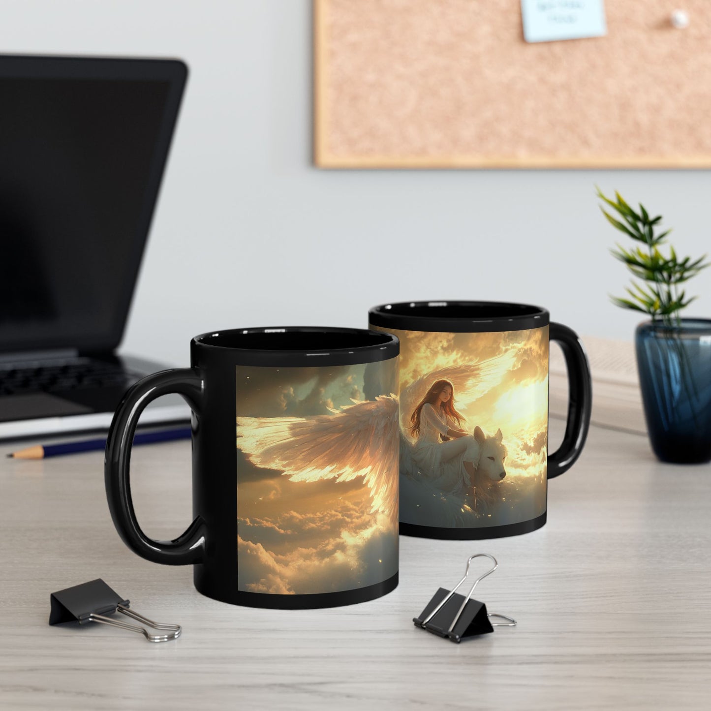 Celestial Companions: Angelic - Custom Mug