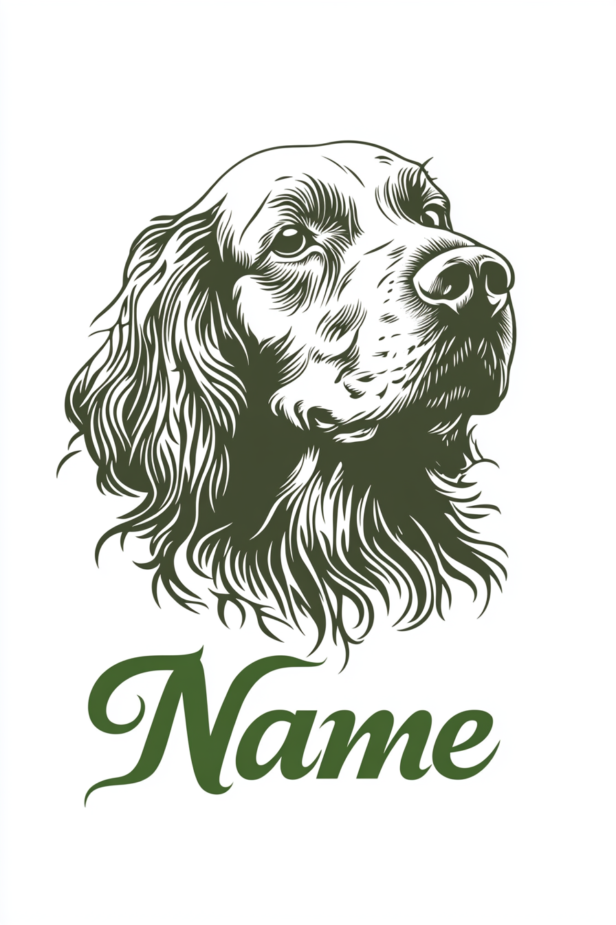 Clean Lines: Minimalist Pet Emblem - Custom Pet Portrait