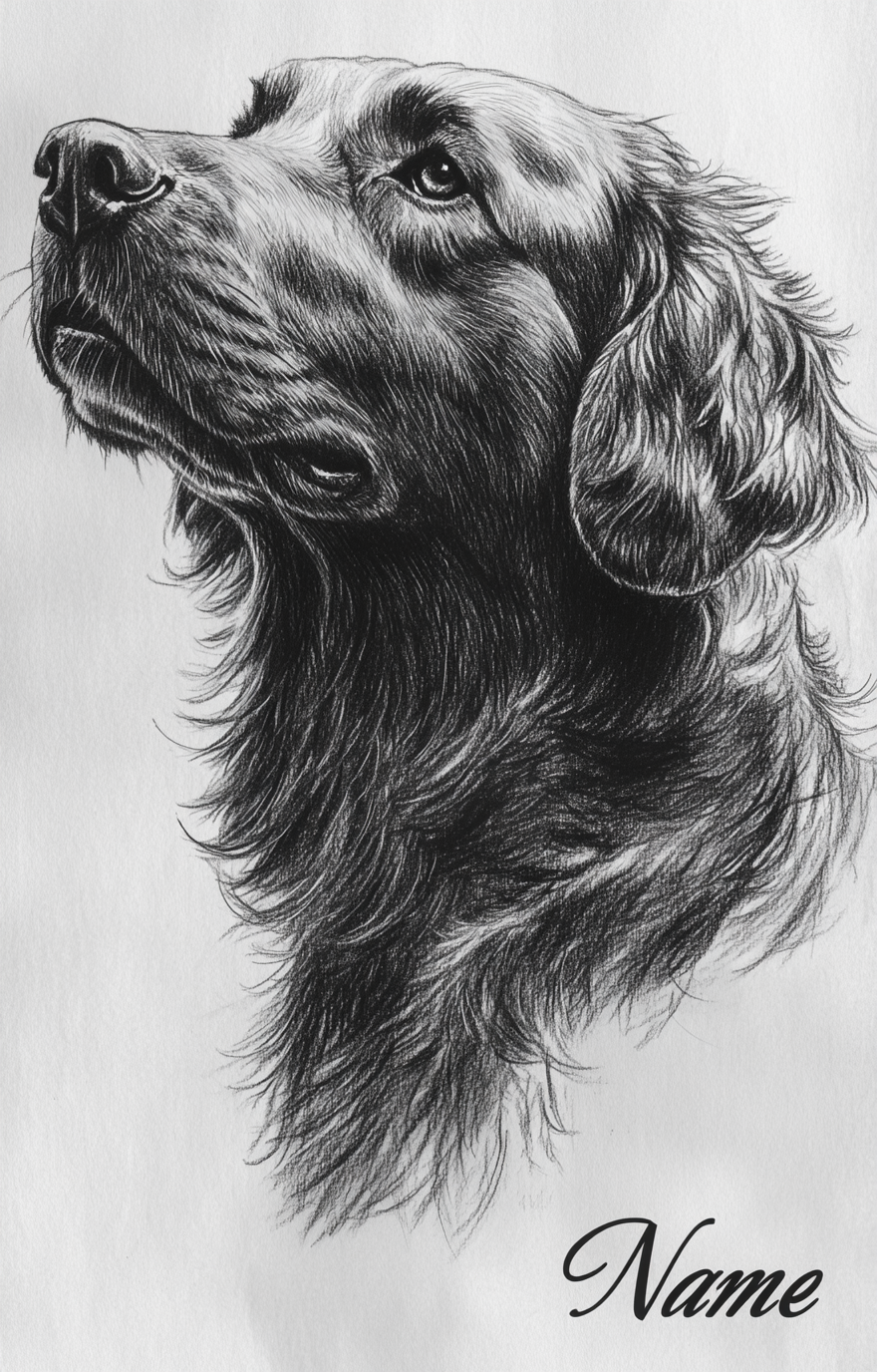 Elegant Paws: Sketch - Custom Pet Portrait