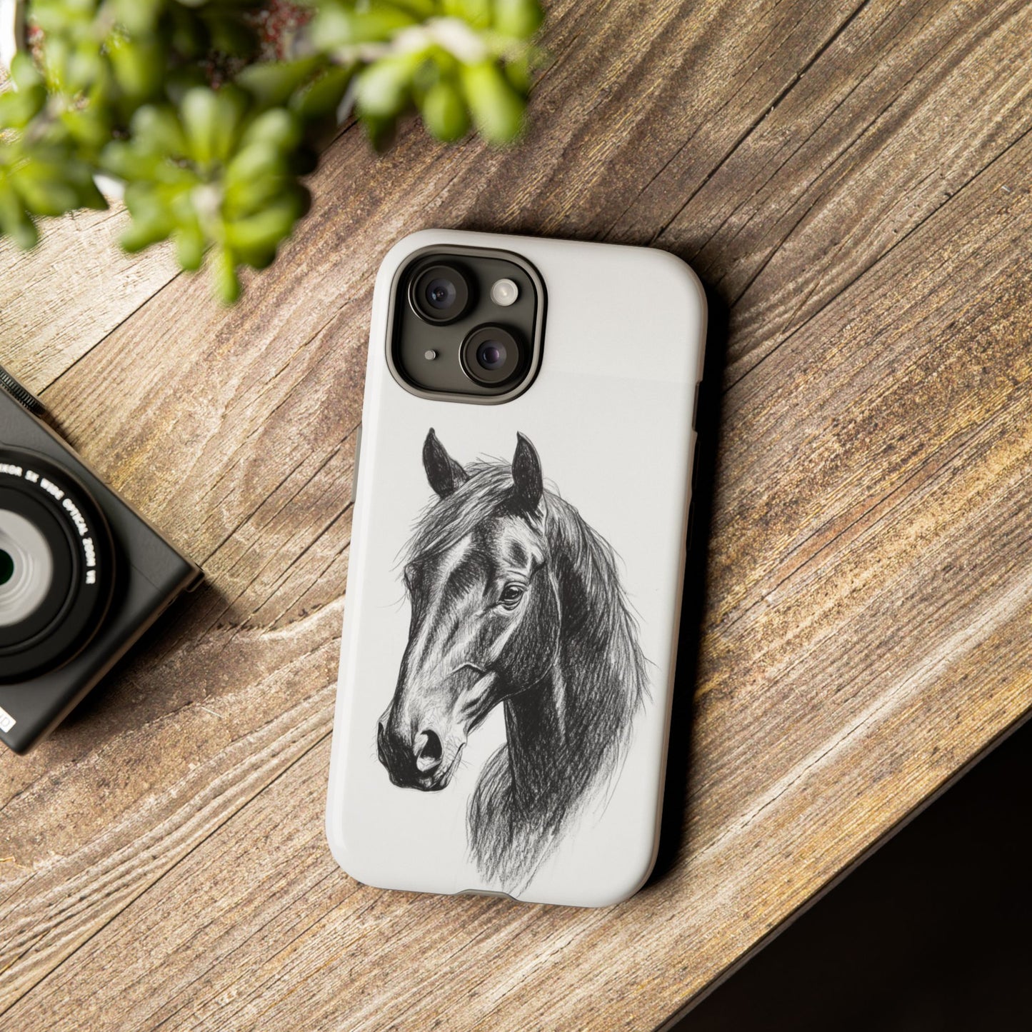 Elegant Paws: Sketch - Custom Phone Case