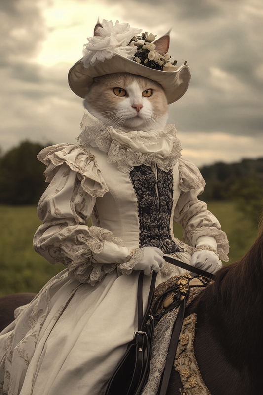 English Themed - Custom Pet Portrait