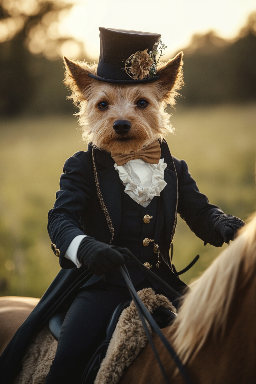 English Themed - Custom Pet Portrait