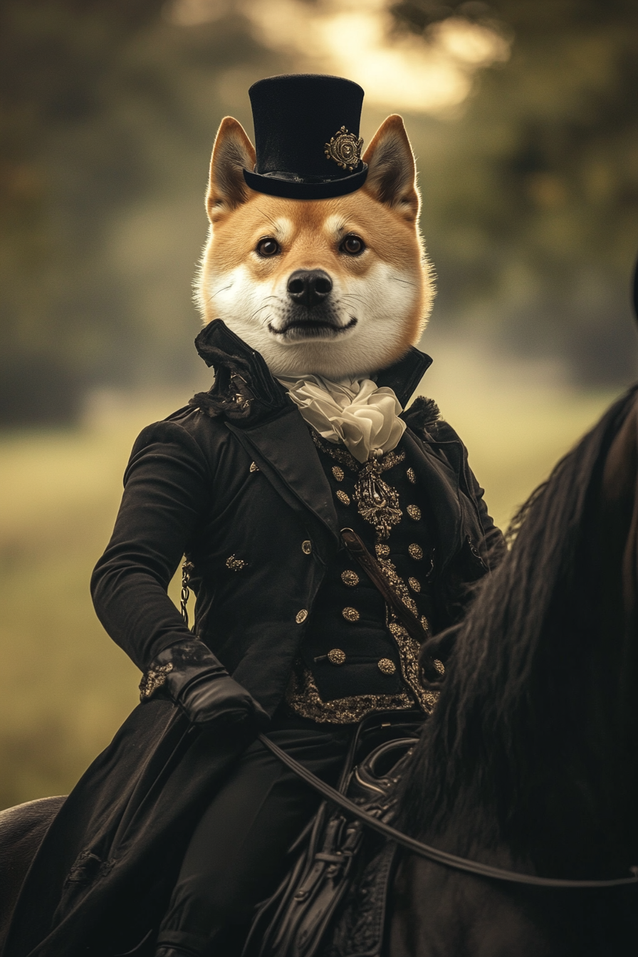English Themed - Custom Pet Portrait