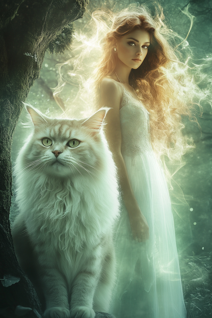 Guardian of the Forest - Custom Pet Portrait