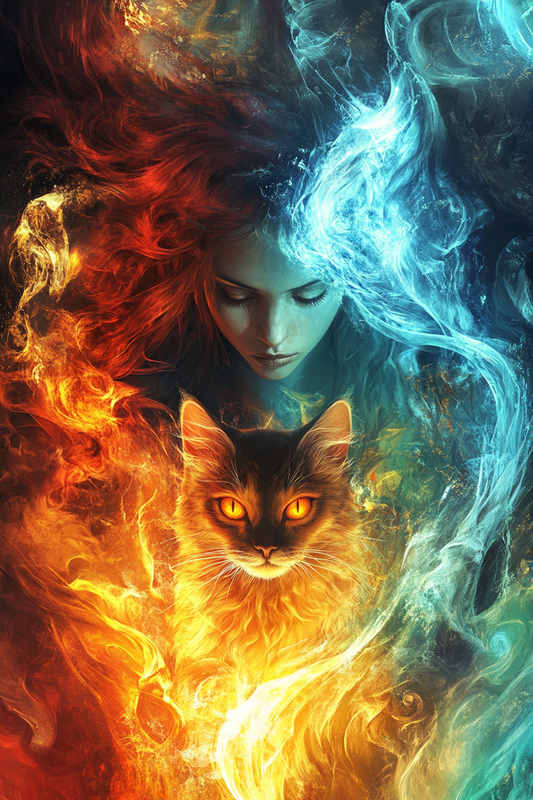 Guardian of the Elements - Custom Pet Portrait