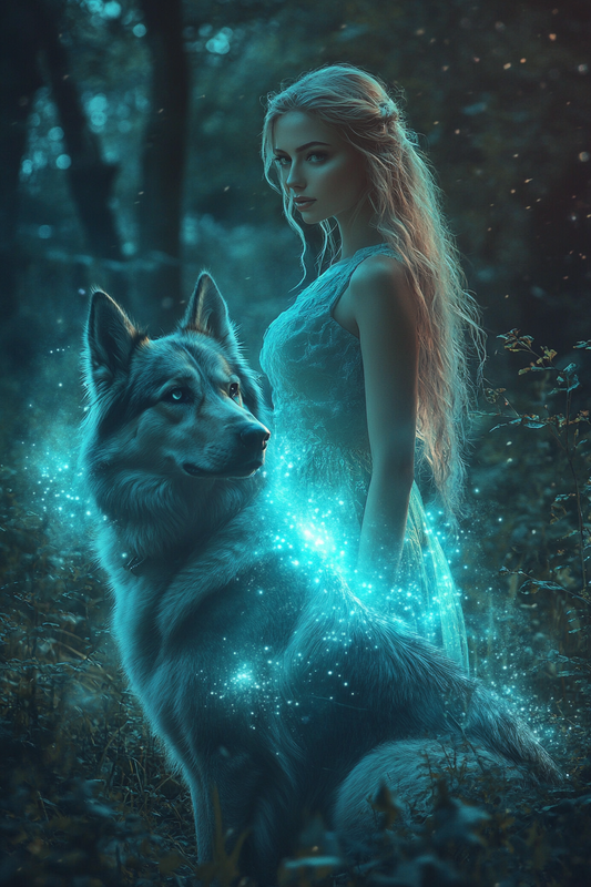 Guardian of the Forest - Custom Pet Portrait