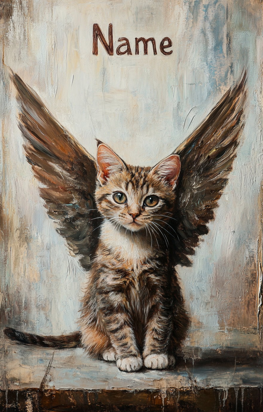 Impressionist Angel: Winged Companions - Custom Phone Case