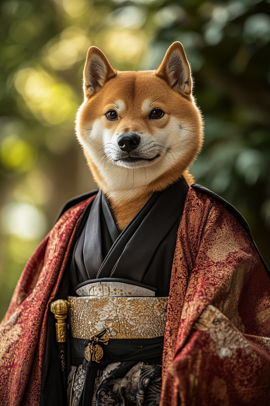 Japanese Royal - Custom Pet Portrait