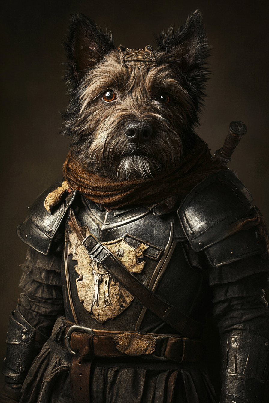 The Knight - Custom Pet Portrait
