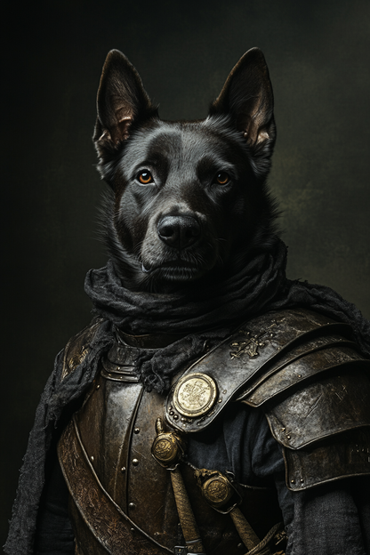 The Knight - Custom Pet Portrait