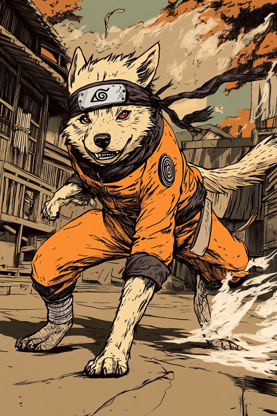 Naruto - Custom Pet Portrait