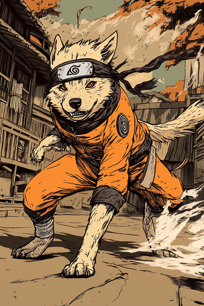 Naruto - Custom Pet Portrait