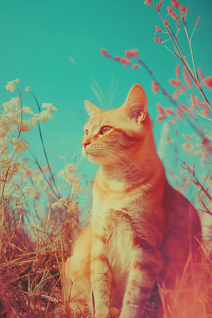 Retro Reverie - Custom Pet Portrait