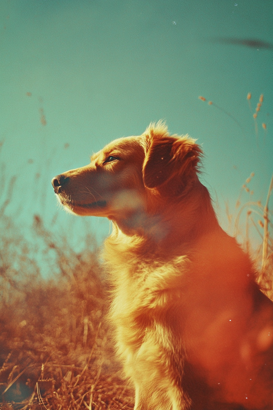 Retro Reverie - Custom Pet Portrait