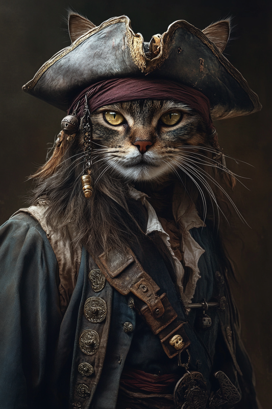 Pirate - Custom Pet Portrait