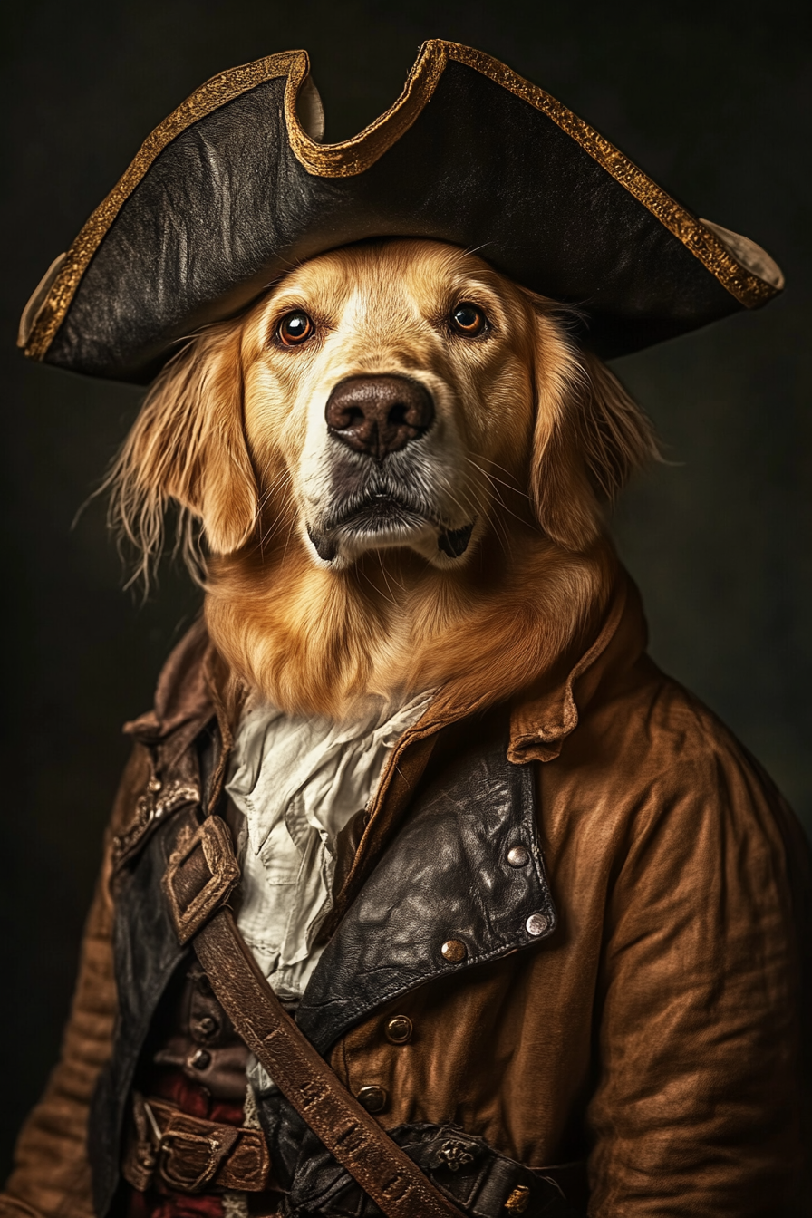 Pirate - Custom Pet Portrait