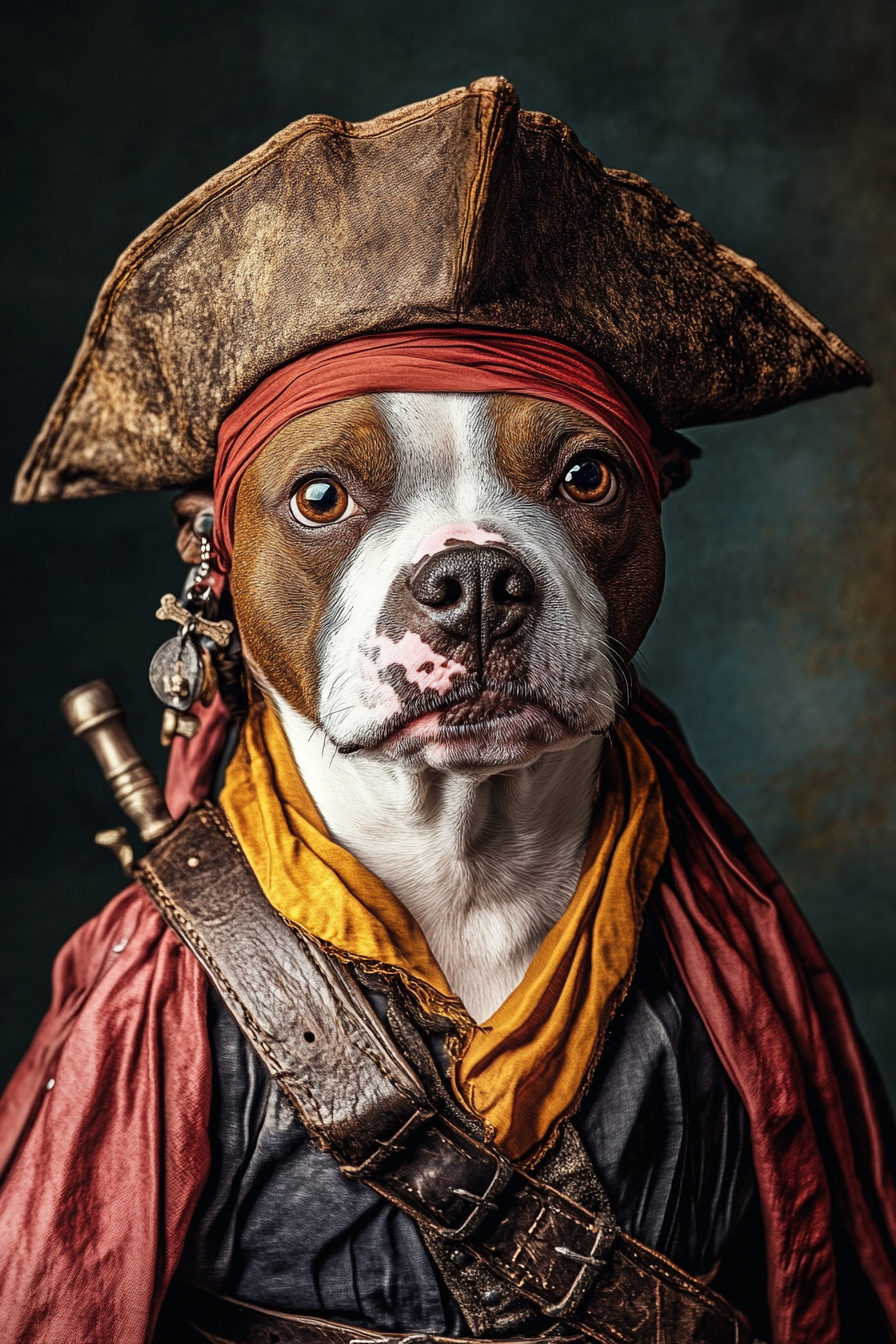Pirate - Custom Pet Portrait