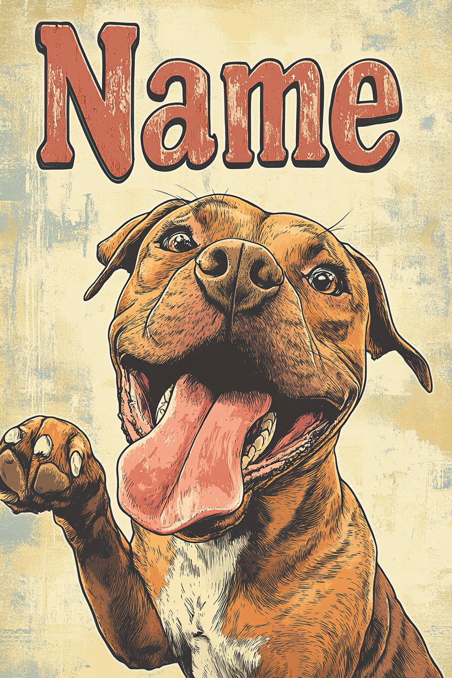 Retro Paws: Comic Pet Chronicles - Custom Phone Case