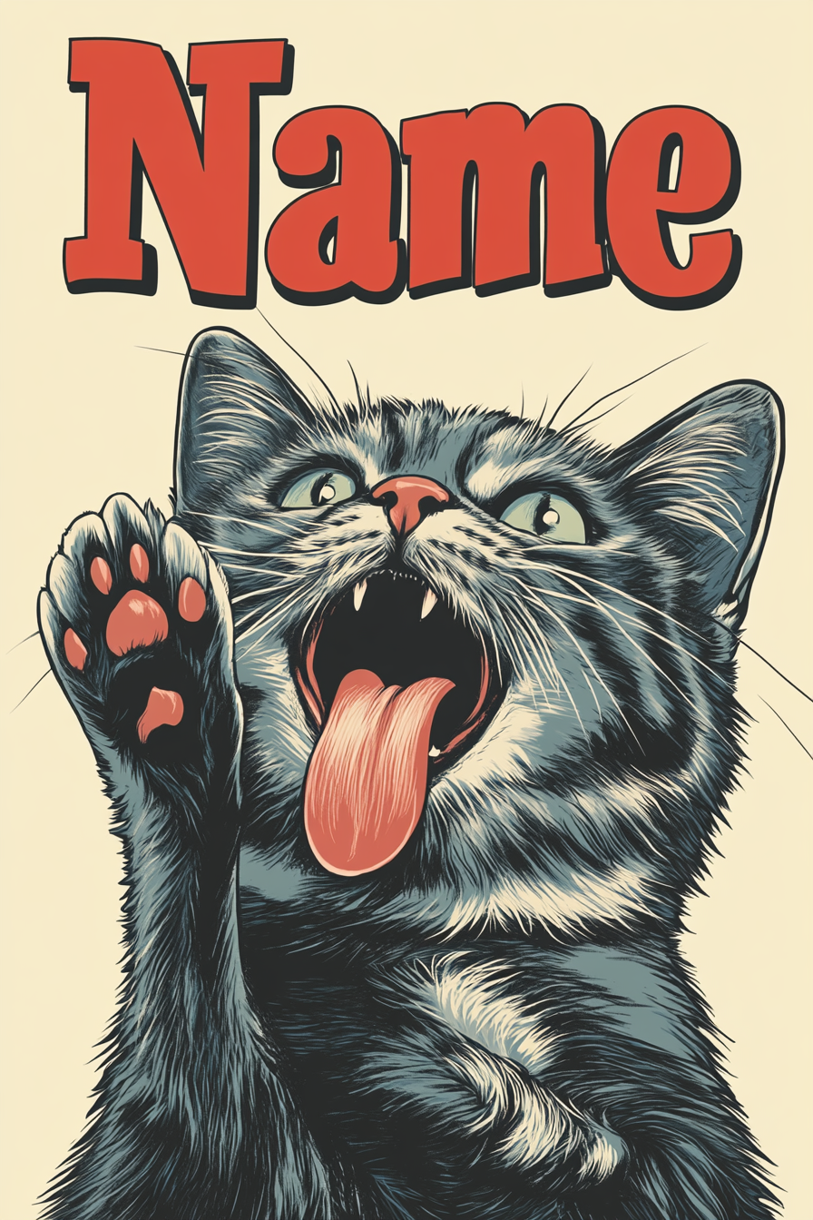 Retro Paws: Comic Pet Chronicles - Custom Phone Case