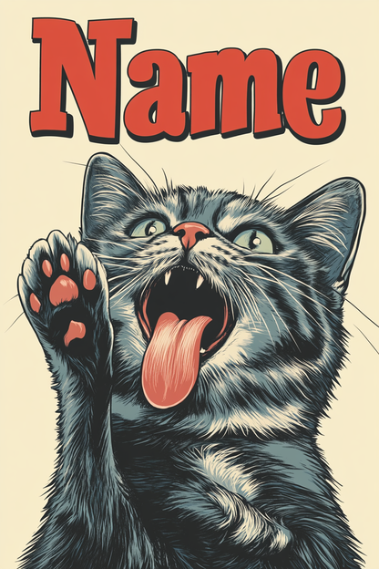 Retro Paws: Comic Pet Chronicles - Custom Phone Case