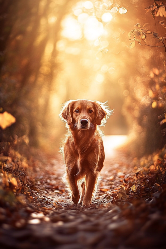 Harmony in Nature: The Tranquil - Custom Pet Portrait