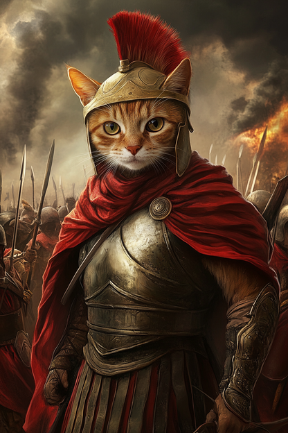 Spartan - Custom Pet Portrait