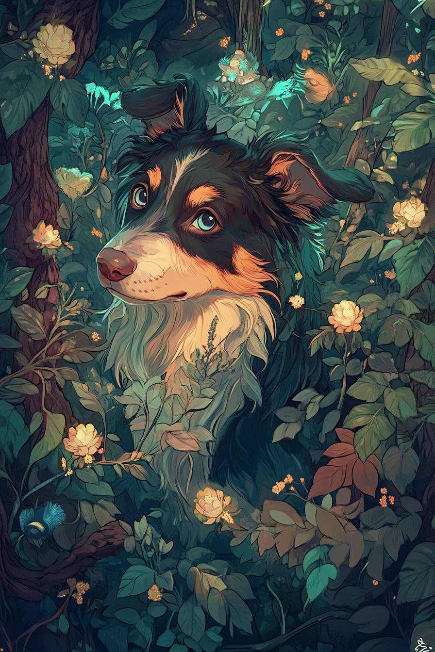 Studio Ghibli Fantasy Enchanted Companions - Custom Pet Portraits