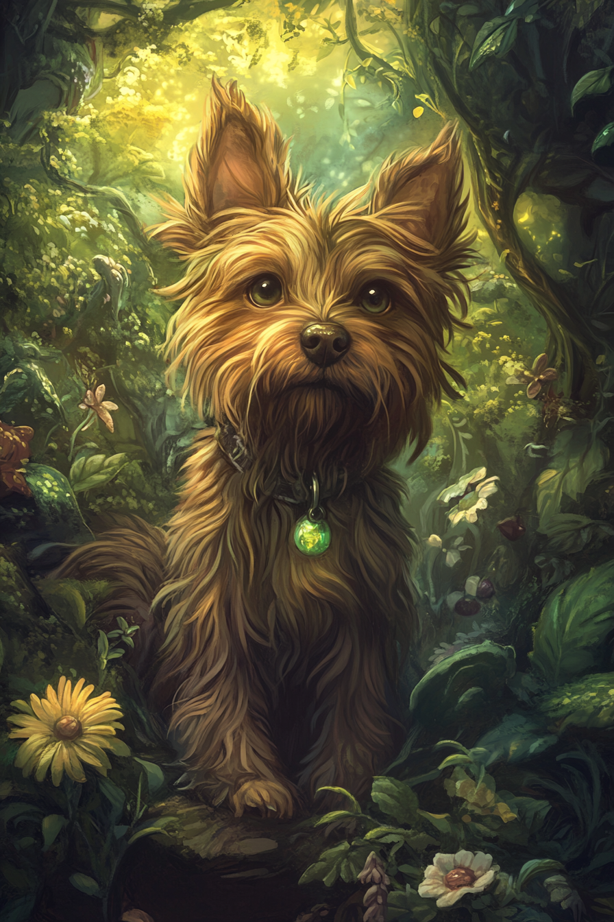 Studio Ghibli Fantasy Enchanted Companions - Custom Pet Portraits