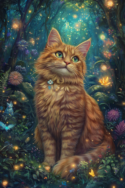 Studio Ghibli Fantasy Enchanted Companions - Custom Pet Portraits
