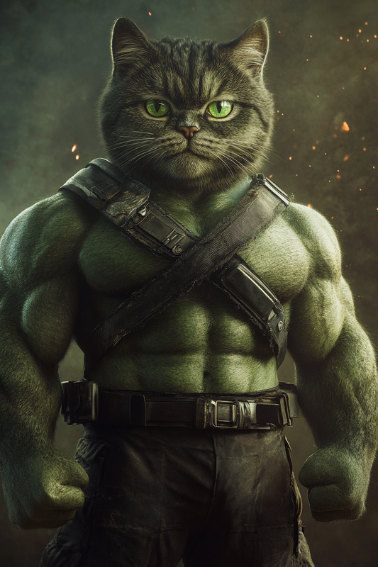 The Hulk - Custom Pet Portrait