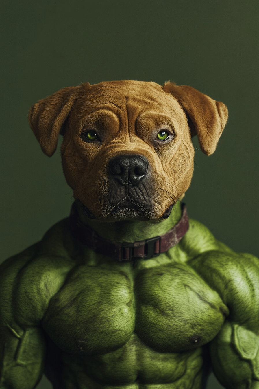 The Hulk - Custom Pet Portrait